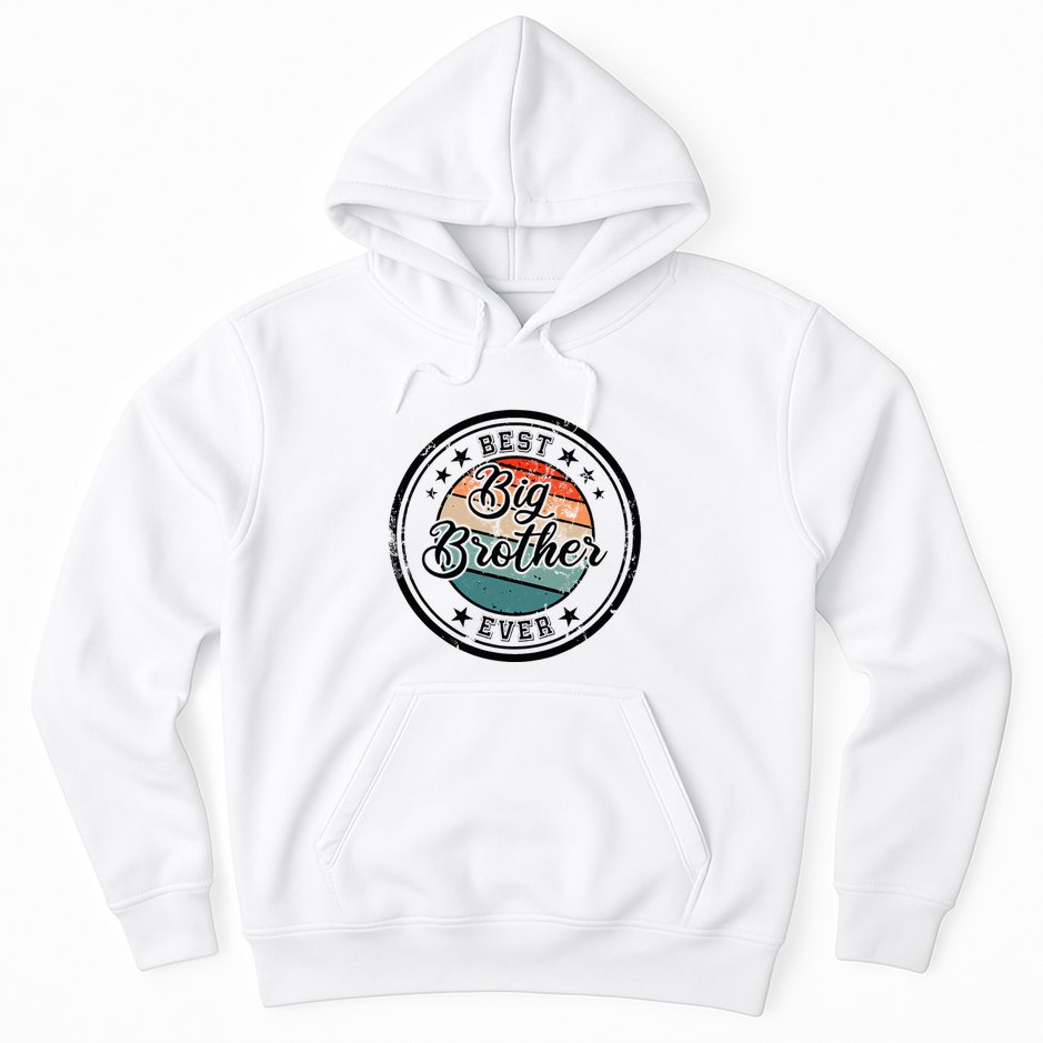 Retro Best Big Brother Ever Big Brother Hoodie