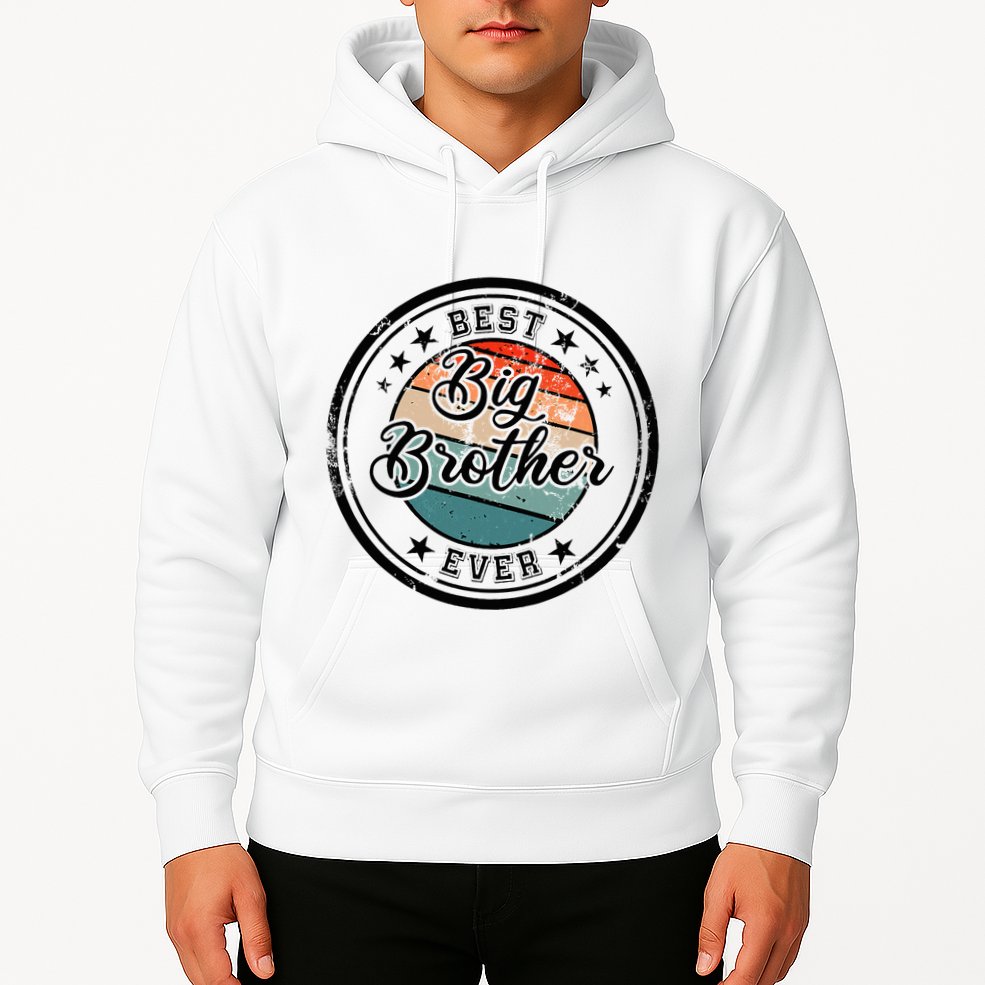 Retro Best Big Brother Ever Big Brother Hoodie