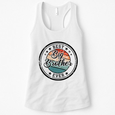 Retro Best Big Brother Ever Big Brother Womens Tank Top