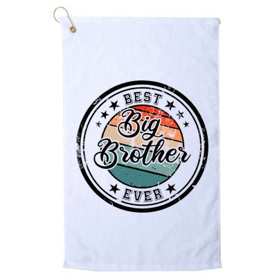 Retro Best Big Brother Ever Big Brother Golf Towel