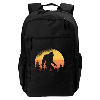 Retro Bigfoot Believer Silhouette Sasquatch Hide And Seek Backpack