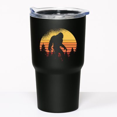 Retro Bigfoot Believer Silhouette Sasquatch Hide And Seek Tumbler