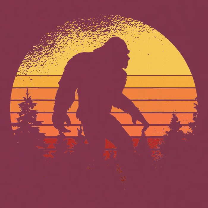 Retro Bigfoot Believer Silhouette Sasquatch Hide And Seek 16oz Travel Tumbler