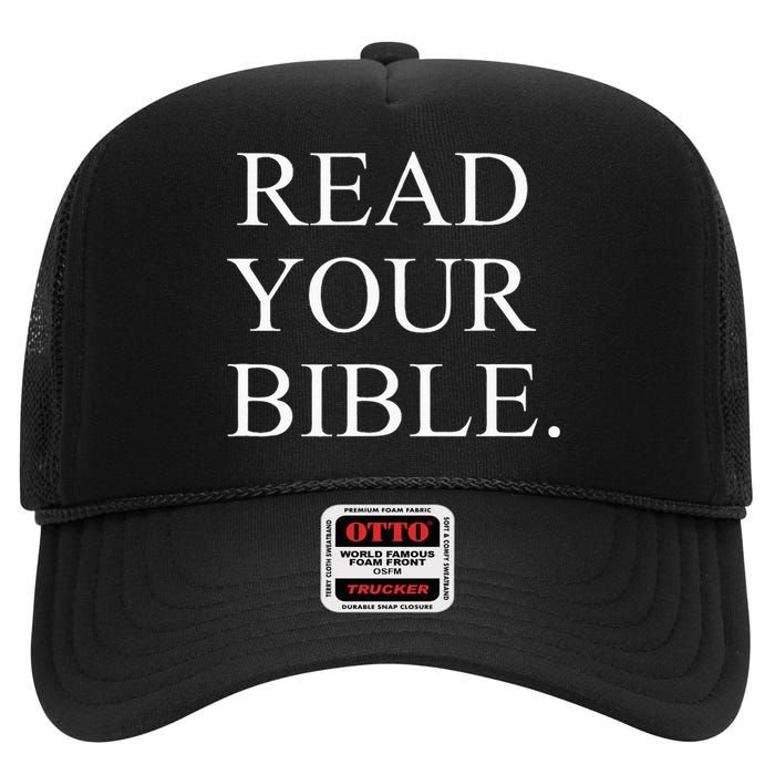 Readyour Bible Bold Christian Witnessing Statement High Crown Mesh Back Trucker Hat