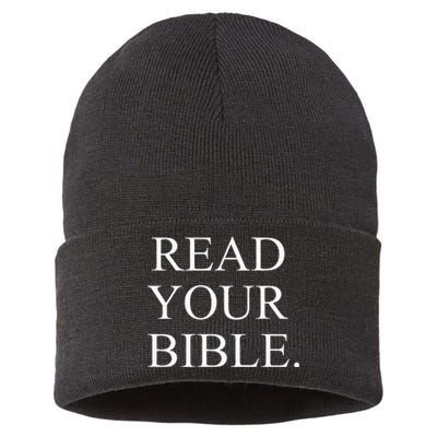 Readyour Bible Bold Christian Witnessing Statement Sustainable Knit Beanie