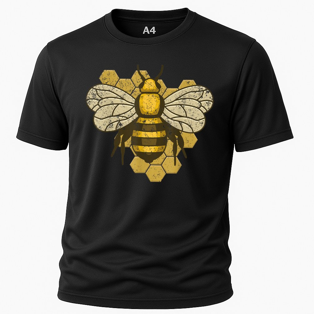Retro Beekeeper Beekeeping Bumblebee Vintage Save The Bees Performance Shirt