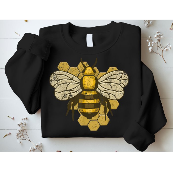 Retro Beekeeper Beekeeping Bumblebee Vintage Save The Bees Sweatshirt