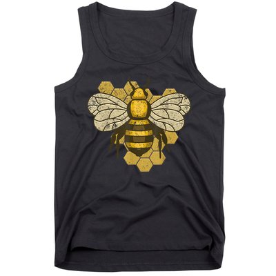 Retro Beekeeper Beekeeping Bumblebee Vintage Save The Bees Tank Top