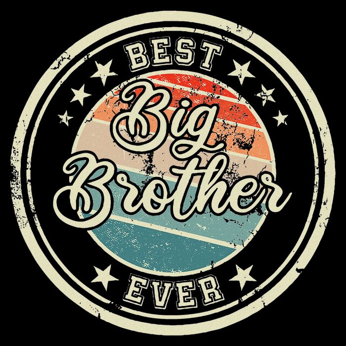 Retro Best Big Brother Ever Big Brother Doggie Tank