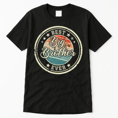 Retro Best Big Brother Ever Big Brother Tall T-Shirt