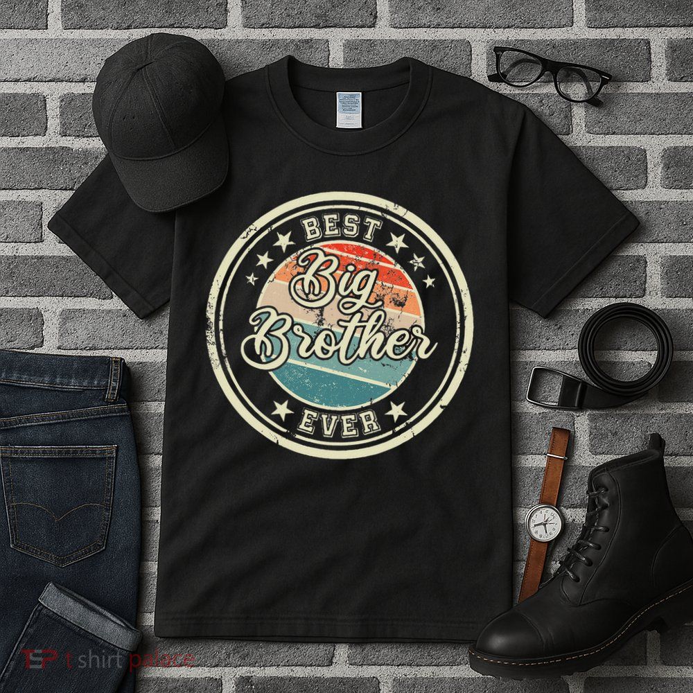 Retro Best Big Brother Ever Big Brother Tall T-Shirt