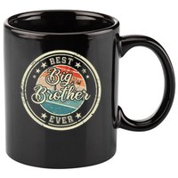 Retro Best Big Brother Ever Big Brother 11oz C Handle Ceramic Mug