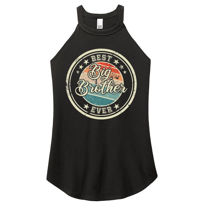 Retro Best Big Brother Ever Big Brother Women's Perfect Tri Rocker Tank