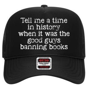 Reading Banned Books Book Lovers Reader I Read Banned Books High Crown Mesh Back Trucker Hat