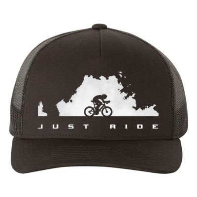 Road Biking Bicycle Cycling Yupoong Adult 5-Panel Trucker Hat