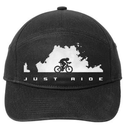 Road Biking Bicycle Cycling 7-Panel Snapback Hat