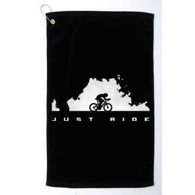 Road Biking Bicycle Cycling Platinum Collection Golf Towel