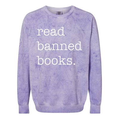 Read Banned Books Colorblast Crewneck Sweatshirt