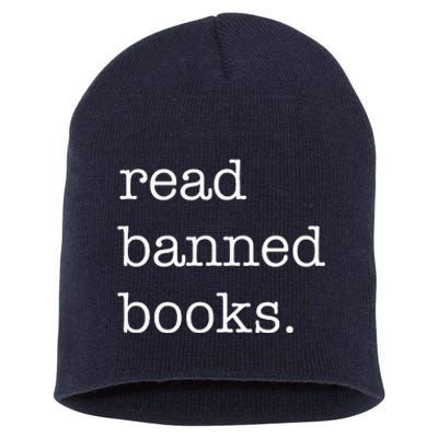 Read Banned Books Short Acrylic Beanie