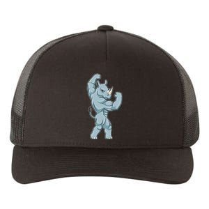 Rhino Bodybuilder Bodybuilding Sports Yupoong Adult 5-Panel Trucker Hat