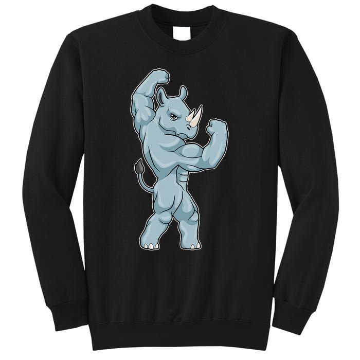 Rhino Bodybuilder Bodybuilding Sports Sweatshirt