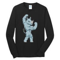 Rhino Bodybuilder Bodybuilding Sports Tall Long Sleeve T-Shirt