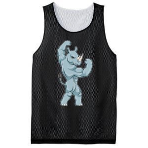 Rhino Bodybuilder Bodybuilding Sports Mesh Reversible Basketball Jersey Tank