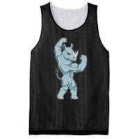 Rhino Bodybuilder Bodybuilding Sports Mesh Reversible Basketball Jersey Tank