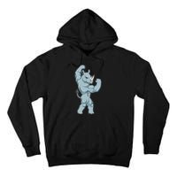 Rhino Bodybuilder Bodybuilding Sports Tall Hoodie