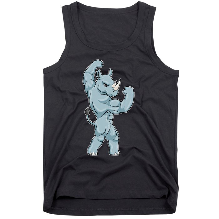 Rhino Bodybuilder Bodybuilding Sports Tank Top