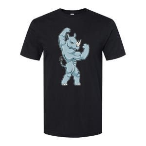 Rhino Bodybuilder Bodybuilding Sports Softstyle CVC T-Shirt