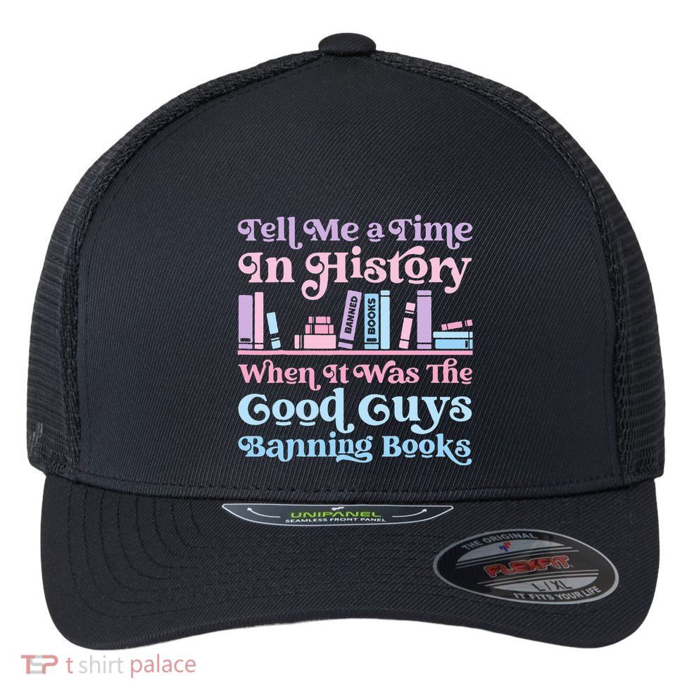 Reading Banned Books Book Lovers Reader I read banned books Flexfit Unipanel Trucker Cap