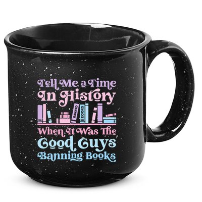Reading Banned Books Book Lovers Reader I read banned books 15oz Campfire Ceramic Mug