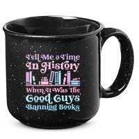 Reading Banned Books Book Lovers Reader I read banned books 15oz Campfire Ceramic Mug