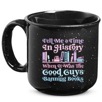 Reading Banned Books Book Lovers Reader I read banned books 15oz Campfire Ceramic Mug
