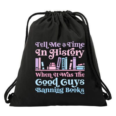 Reading Banned Books Book Lovers Reader I read banned books Drawstring Bag