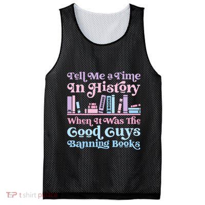 Reading Banned Books Book Lovers Reader I read banned books Mesh Reversible Basketball Jersey Tank
