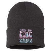Reading Banned Books Book Lovers Reader I read banned books Sustainable Knit Beanie