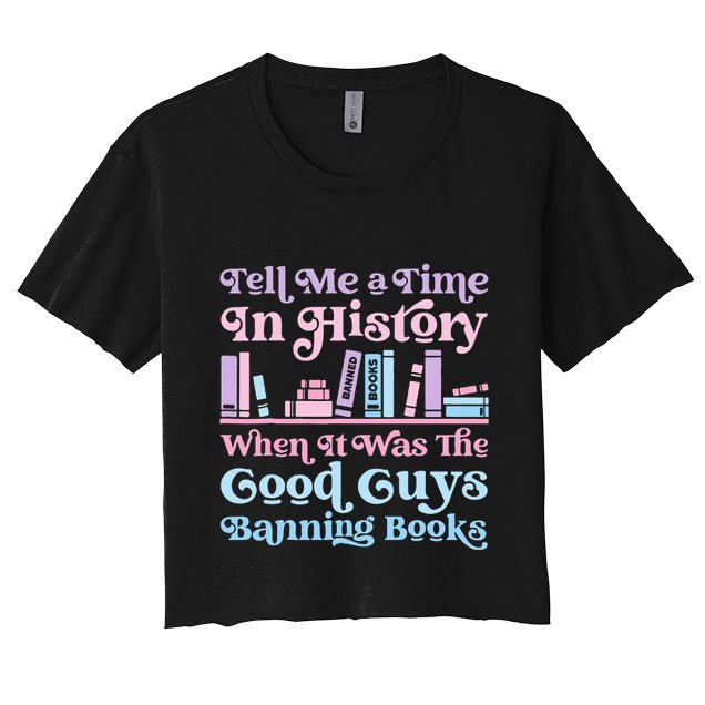 Reading Banned Books Book Lovers Reader I read banned books Crop Top
