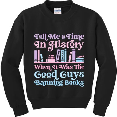 Reading Banned Books Book Lovers Reader I read banned books Kids Sweatshirt