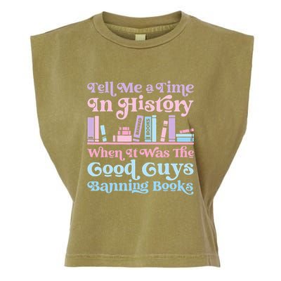 Reading Banned Books Book Lovers Reader I read banned books Garment-Dyed Women's Muscle Tee