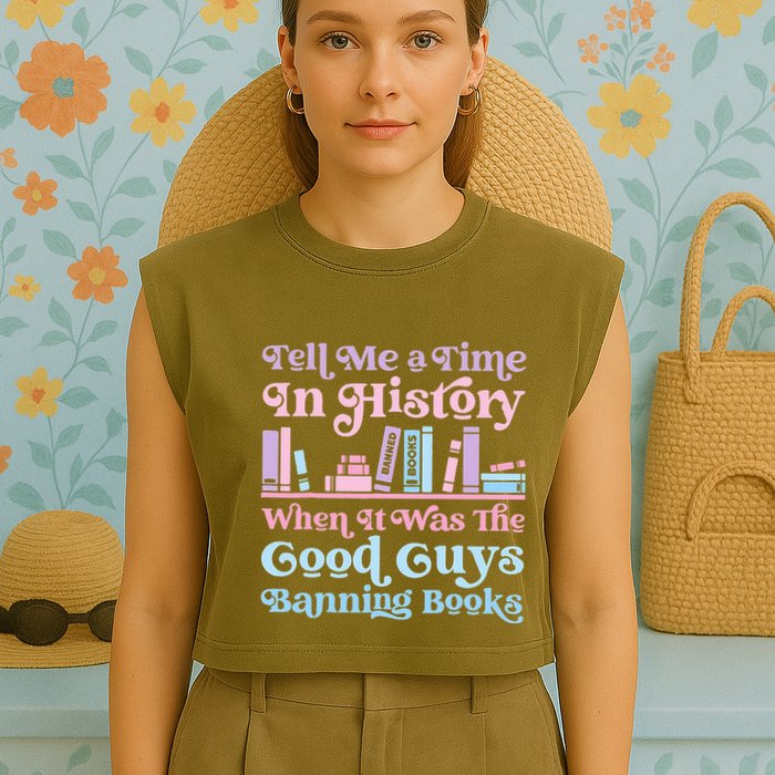Reading Banned Books Book Lovers Reader I read banned books Garment-Dyed Women's Muscle Tee