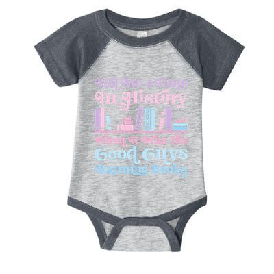 Reading Banned Books Book Lovers Reader I read banned books Infant Baby Jersey Bodysuit