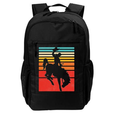 Rodeo Bucking Bronco Horse Retro Style Backpack
