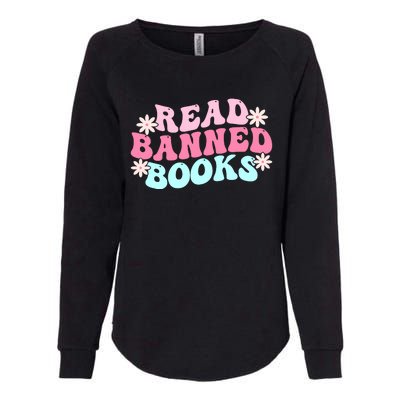 Read Banned Books Banned Books Lover Reading Bookworm Womens California Wash Sweatshirt