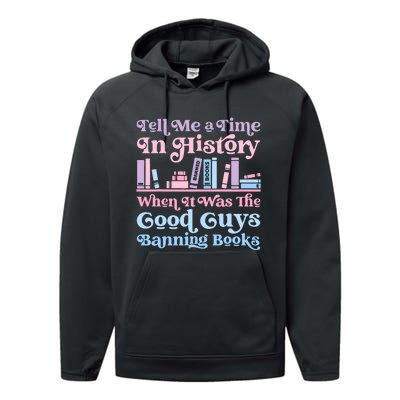 Reading Banned Books Book Lovers Reader I Read Banned Books Performance Fleece Hoodie