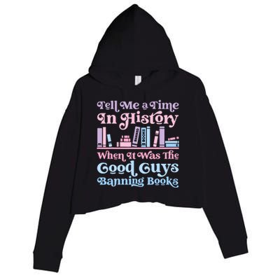 Reading Banned Books Book Lovers Reader I Read Banned Books Crop Fleece Hoodie