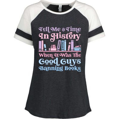 Reading Banned Books Book Lovers Reader I Read Banned Books Enza Ladies Jersey Colorblock Tee