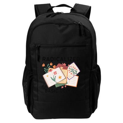Radicalized By Basic Decency Book Flower Backpack