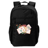 Radicalized By Basic Decency Book Flower Backpack